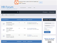 Tablet Screenshot of hb-forum.nl